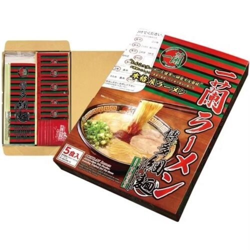 ICHIRAN Ramen Thin Straight Noodles (5 Pax) [Non halal]