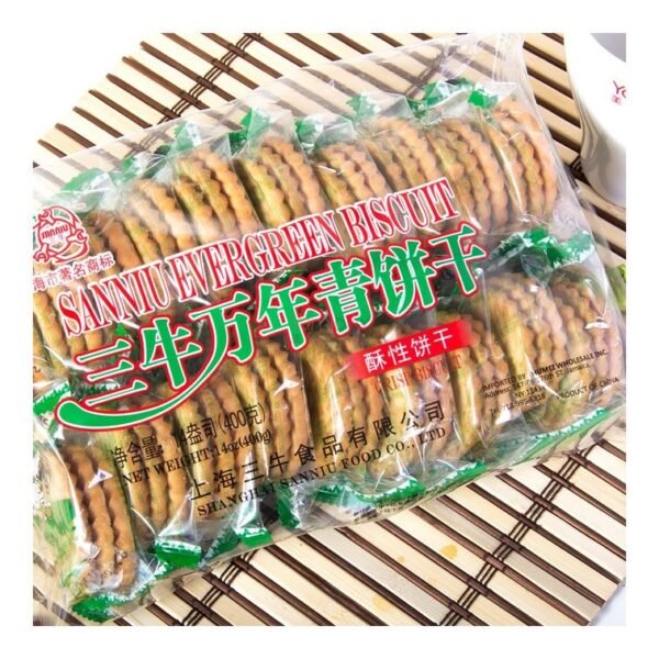 Evergreen Shortbread Biscuits – Classic Cookies, 400g