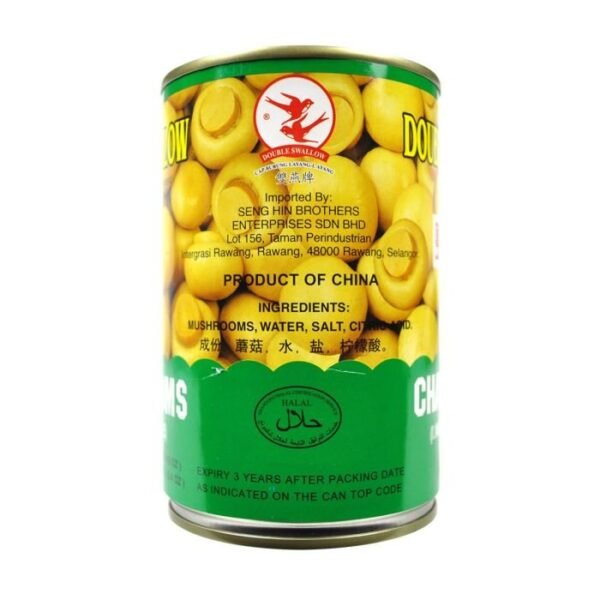 DOUBLE SWALLOW Choice Whole Mushroom 425g