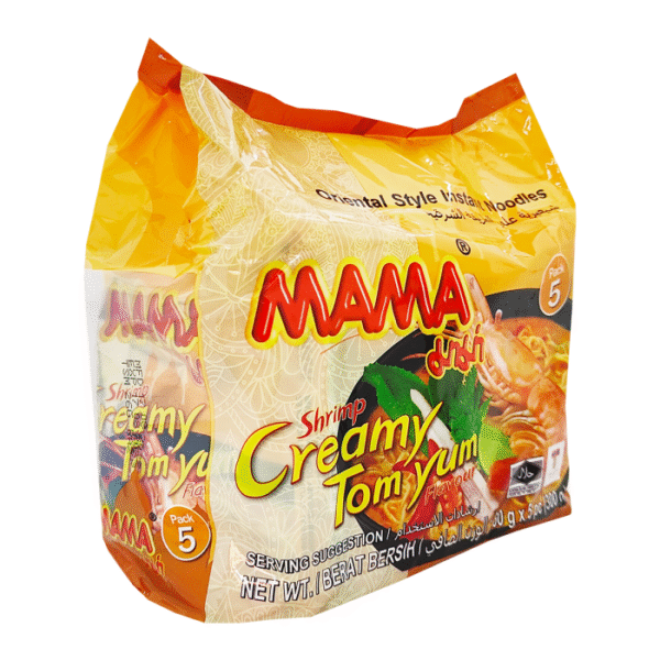 MAMA Instant Noodles Shrimp Creamy Tomyum Flavour 5x60g
