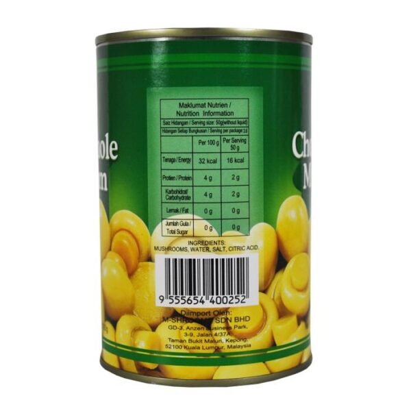 M-MUSHROOM Choice Whole Mushroom 425g